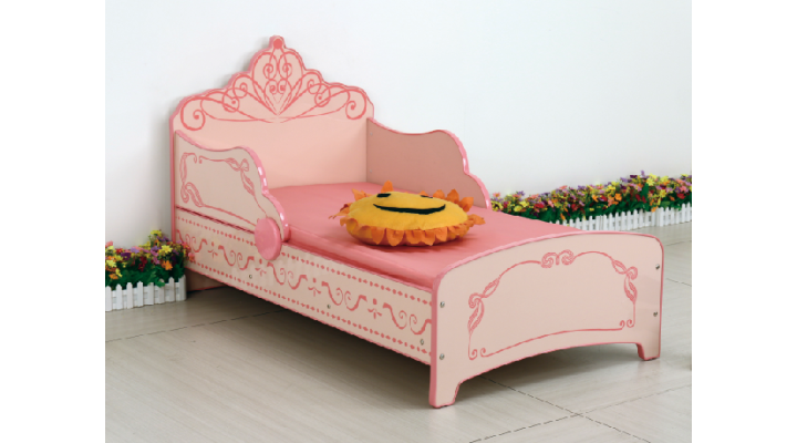 B205 Princess Crown Toddle Bed